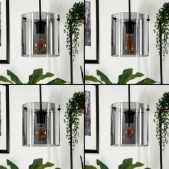 hofstein Suspension Parane Fumé, 4 lumières