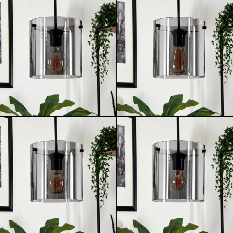 hofstein Suspension Parane Fumé, 4 lumières