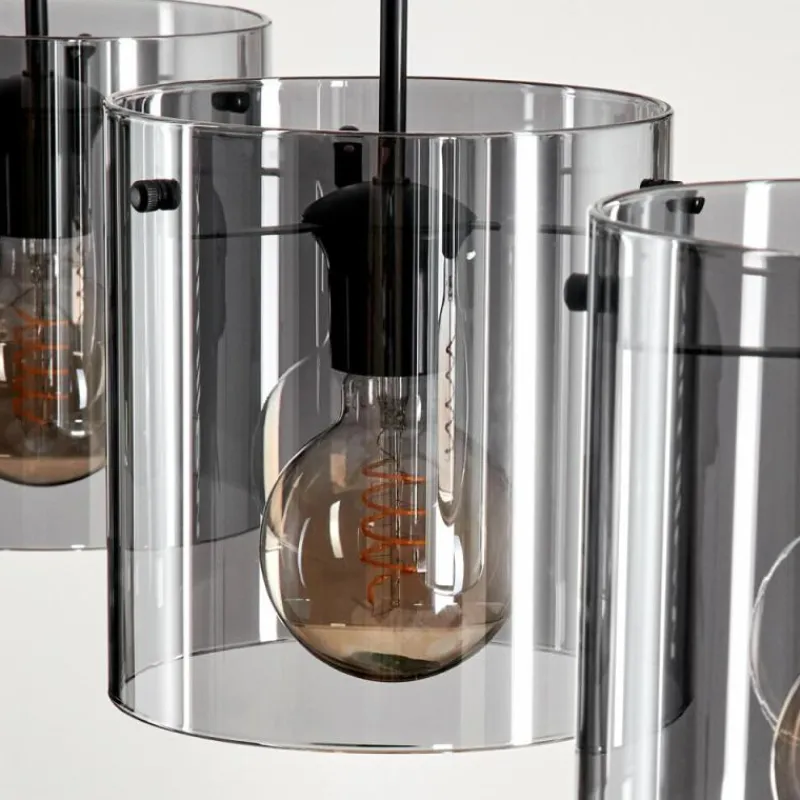 hofstein Suspension Parane Fumé, 4 lumières