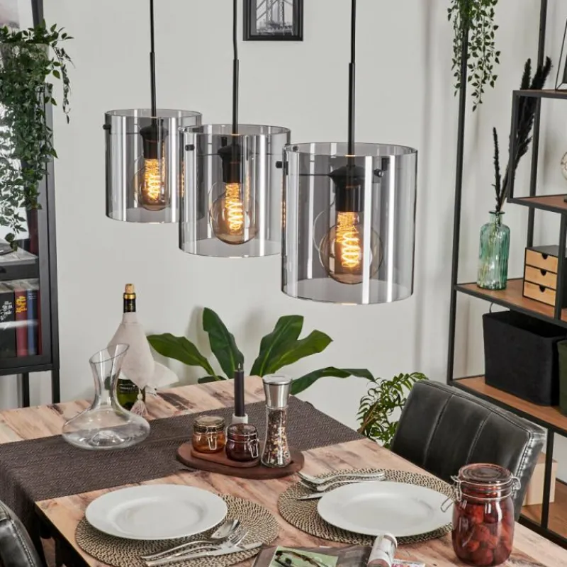 hofstein Suspension Parane Fumé, 3 lumières