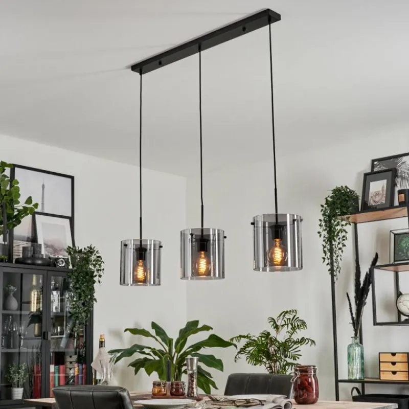 hofstein Suspension Parane Fumé, 3 lumières