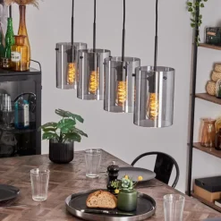 hofstein Suspension Parane Fumé, 4 lumières