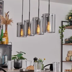 hofstein Suspension Parane Fumé, 4 lumières