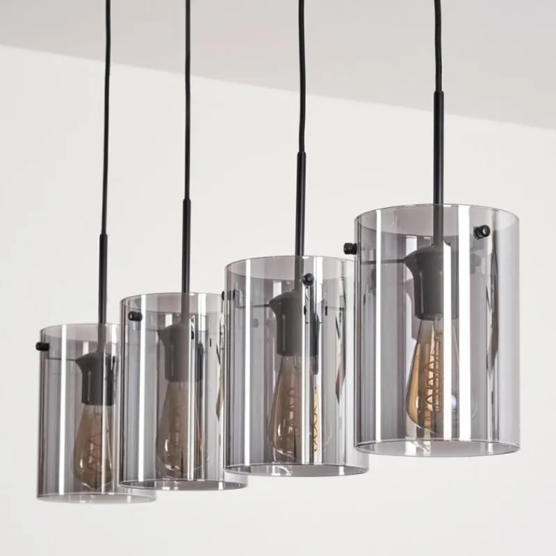 hofstein Suspension Parane Fumé, 4 lumières