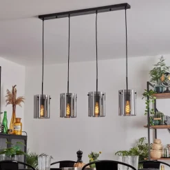 hofstein Suspension Parane Fumé, 4 lumières