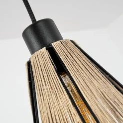 Style Boho-Chic-hofstein Suspension Pardieiro Noir, 3 lumières