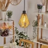 Style Boho-Chic-hofstein Suspension Pardieiro Noir, 1 lumière