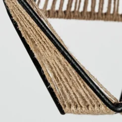 Style Boho-Chic-hofstein Suspension Pardieiro Noir, 1 lumière