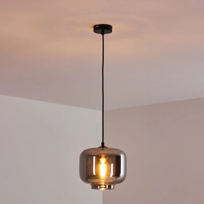 hofstein Suspension Patterson Noir, 1 lumière