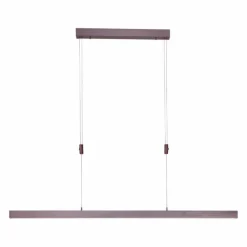 Luminaires Scandinaves-Luminaires Paul Neuhaus Suspension Paul Neuhaus ADRIANA LED Brun, 3 lumières