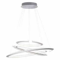 Luminaires Paul Neuhaus Suspension Paul Neuhaus ALESSA LED Argenté, 3 lumières, Télécommandes* Suspensions