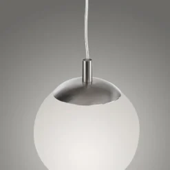 Luminaires Paul Neuhaus Suspension Paul Neuhaus BOLO Argenté, 1 lumière