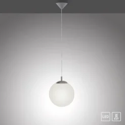 Luminaires Paul Neuhaus Suspension Paul Neuhaus BOLO Argenté, 1 lumière