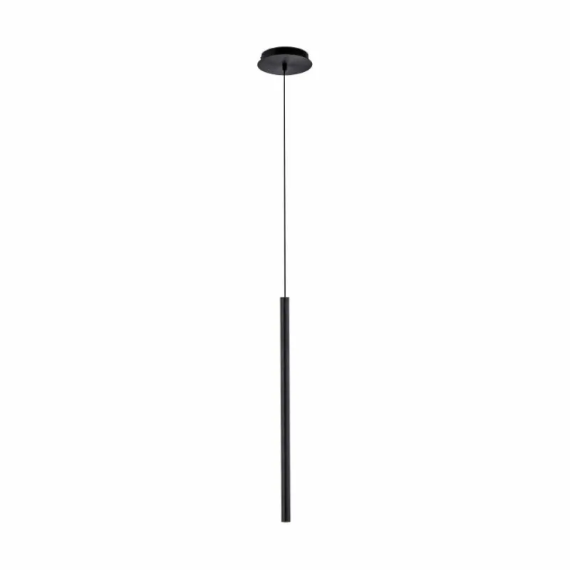 Luminaires Paul Neuhaus Suspension Paul Neuhaus FLUTE LED Noir, 1 lumière* Éclairage Led