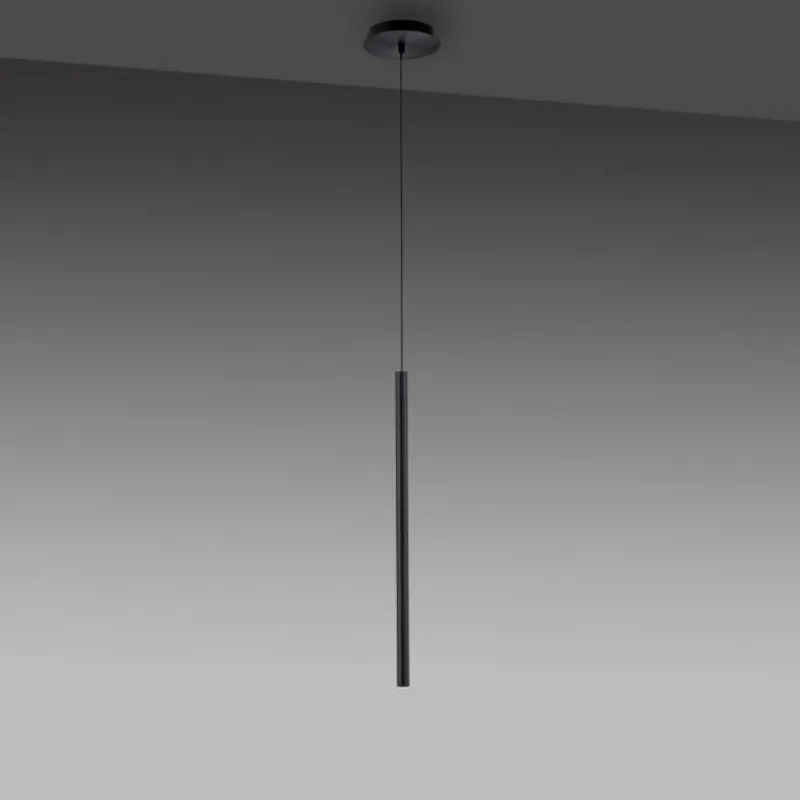 Luminaires Paul Neuhaus Suspension Paul Neuhaus FLUTE LED Noir, 1 lumière* Éclairage Led