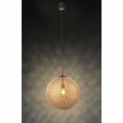 Luminaires Rustiques-Luminaires Paul Neuhaus Suspension Paul Neuhaus GRETA Rouille, 1 lumière