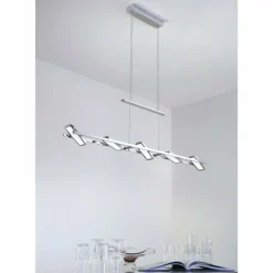 Luminaires Paul Neuhaus Suspension Paul Neuhaus ILONA LED Chrome, 5 lumières* Éclairage Led