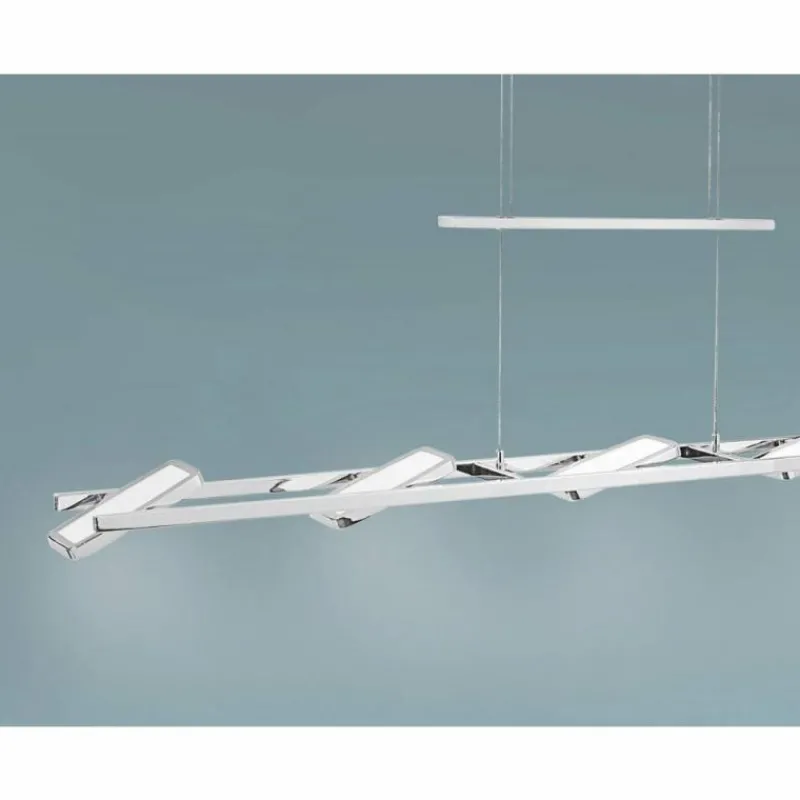 Luminaires Paul Neuhaus Suspension Paul Neuhaus ILONA LED Chrome, 5 lumières* Éclairage Led