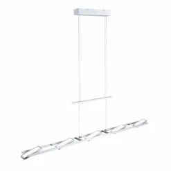 Luminaires Paul Neuhaus Suspension Paul Neuhaus ILONA LED Chrome, 5 lumières* Éclairage Led