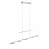 Luminaires Paul Neuhaus Suspension Paul Neuhaus INIGO LED Acier inoxydable, 5 lumières* Éclairage Led