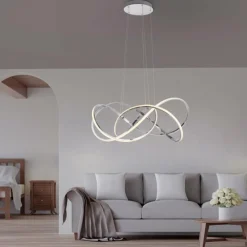 Luminaires Paul Neuhaus Suspension Paul Neuhaus KIRIBI LED Chrome, 1 lumière* Éclairage Led