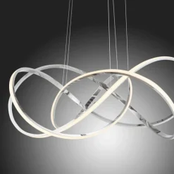 Luminaires Paul Neuhaus Suspension Paul Neuhaus KIRIBI LED Chrome, 1 lumière* Éclairage Led