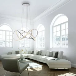 Luminaires Paul Neuhaus Suspension Paul Neuhaus KIRIBI LED Chrome, 1 lumière* Éclairage Led