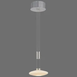 Luminaires Paul Neuhaus Suspension Paul Neuhaus LAUTADA LED Acier brossé, 1 lumière