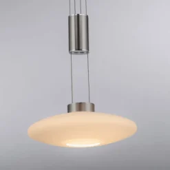 Luminaires Paul Neuhaus Suspension Paul Neuhaus LAUTADA LED Acier brossé, 3 lumières