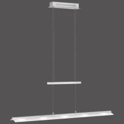 Luminaires Paul Neuhaus Suspension Paul Neuhaus NELE LED Acier inoxydable, 5 lumières