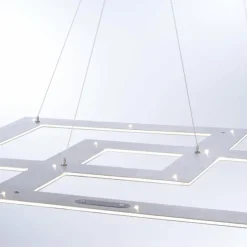 Luminaires Paul Neuhaus Suspension Paul Neuhaus PURE-COSMO LED Aluminium, 44 lumières, Télécommandes* Éclairage Led