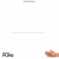 Luminaires Paul Neuhaus Suspension Paul Neuhaus PURE-LITE LED Acier inoxydable, 1 lumière* Éclairage Led