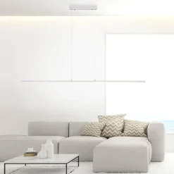 Luminaires Paul Neuhaus Suspension Paul Neuhaus PURE-LITE LED Acier inoxydable, 1 lumière* Éclairage Led