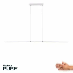 Luminaires Paul Neuhaus Suspension Paul Neuhaus PURE-LITE LED Acier inoxydable, 1 lumière* Éclairage Led