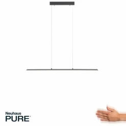Luminaires Paul Neuhaus Suspension Paul Neuhaus PURE-LITE LED Anthracite, 1 lumière* Éclairage Led