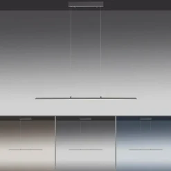 Luminaires Paul Neuhaus Suspension Paul Neuhaus PURE-LITE LED Anthracite, 1 lumière* Éclairage Led