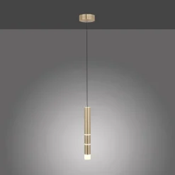 Luminaires Paul Neuhaus Suspension Paul Neuhaus PURE-VEGA LED Laiton, 3 lumières* Éclairage Led