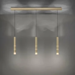 Luminaires Paul Neuhaus Suspension Paul Neuhaus PURE-VEGA LED Laiton, 9 lumières* Suspensions