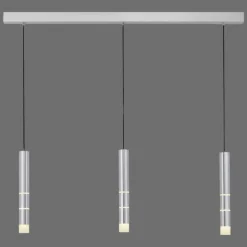 Luminaires Paul Neuhaus Suspension Paul Neuhaus PURE-VEGA LED Aluminium, 3 lumières* Éclairage Led