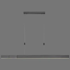 Luminaires Paul Neuhaus Suspension Paul Neuhaus PURE-MOTO LED Gris, 3 lumières, Télécommandes* Éclairage Led