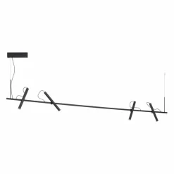 Luminaires Paul Neuhaus Suspension Paul Neuhaus PURE-TUTUA LED Noir, 4 lumières* Éclairage Led