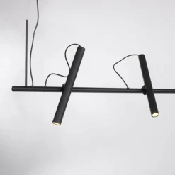 Luminaires Paul Neuhaus Suspension Paul Neuhaus PURE-TUTUA LED Noir, 4 lumières* Éclairage Led