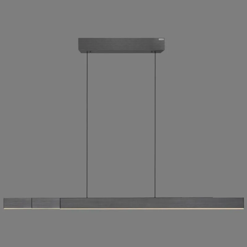 Luminaires Paul Neuhaus Suspension Paul Neuhaus PURE-MOTO-RISE LED Gris, 3 lumières, Télécommandes