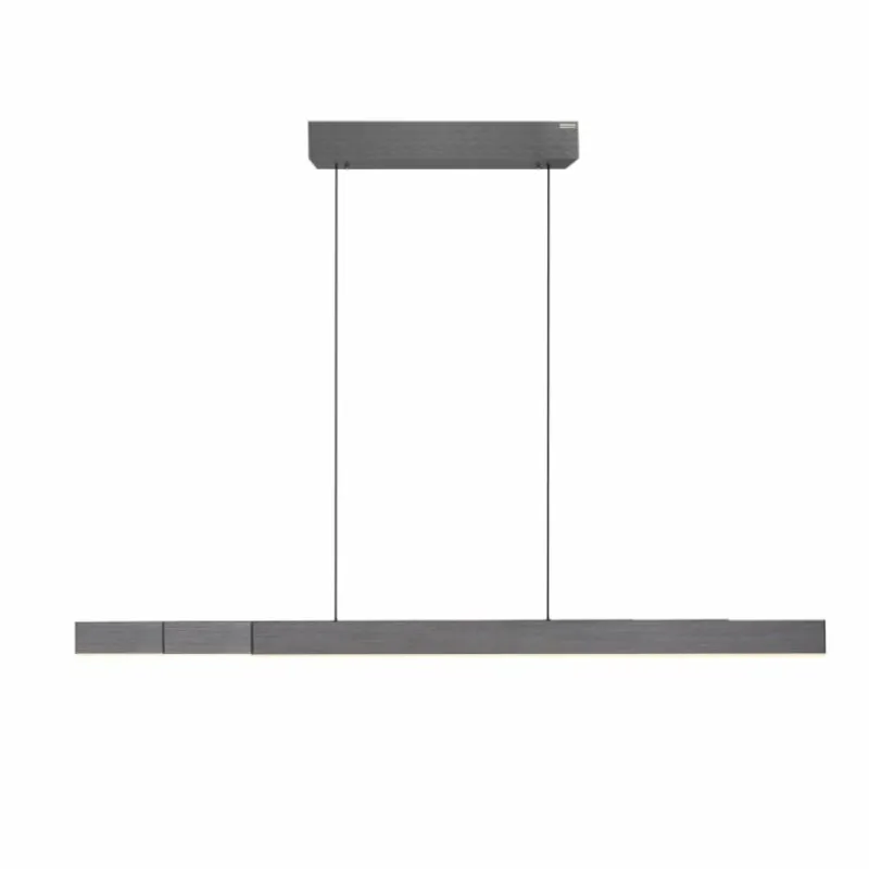 Luminaires Paul Neuhaus Suspension Paul Neuhaus PURE-MOTO-RISE LED Gris, 3 lumières, Télécommandes