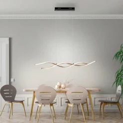 Lampes Dorées-Luminaires Paul Neuhaus Suspension Paul Neuhaus POLINA LED Noir, 1 lumière