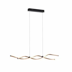 Lampes Dorées-Luminaires Paul Neuhaus Suspension Paul Neuhaus POLINA LED Noir, 1 lumière