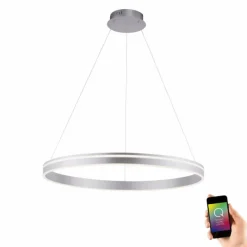 Paul Neuhaus Q-Serie Suspension Paul Neuhaus Q-VITO LED Acier inoxydable, 1 lumière, Télécommandes