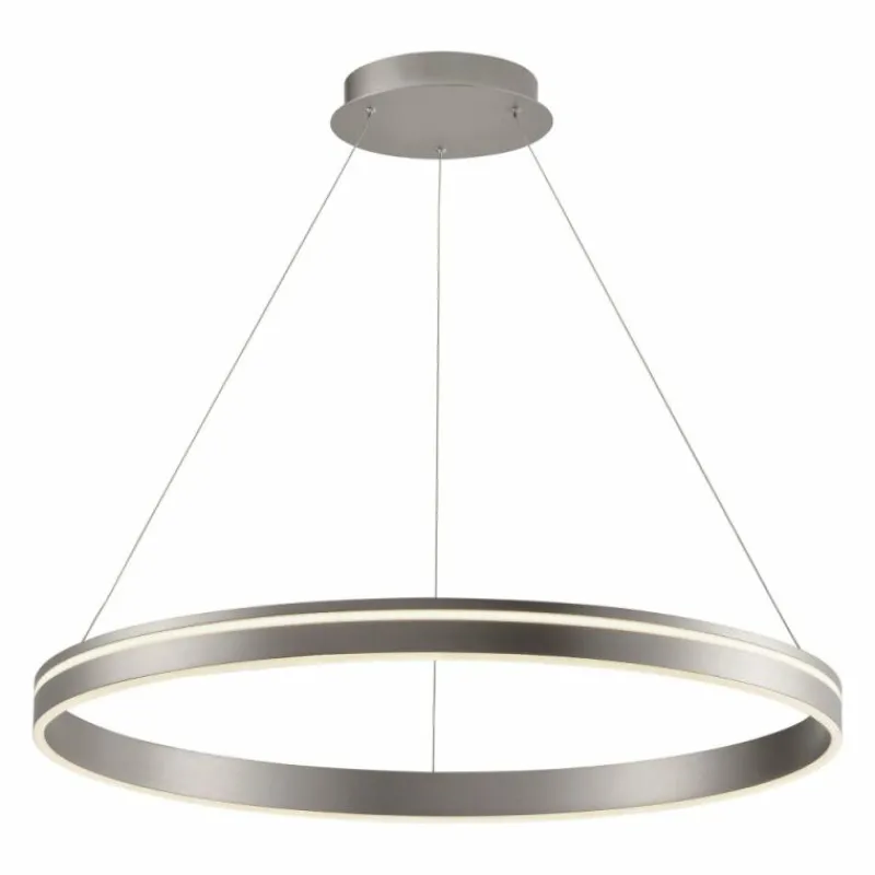 Paul Neuhaus Q-Serie Suspension Paul Neuhaus Q-VITO LED Acier inoxydable, 1 lumière, Télécommandes