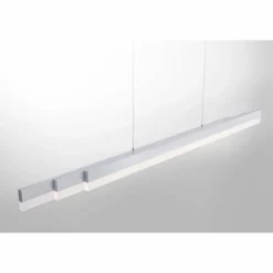 Paul Neuhaus Q-Serie Suspension Paul Neuhaus Q-TOWER LED Aluminium, 3 lumières, Télécommandes