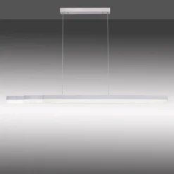 Paul Neuhaus Q-Serie Suspension Paul Neuhaus Q-TOWER LED Aluminium, 3 lumières, Télécommandes